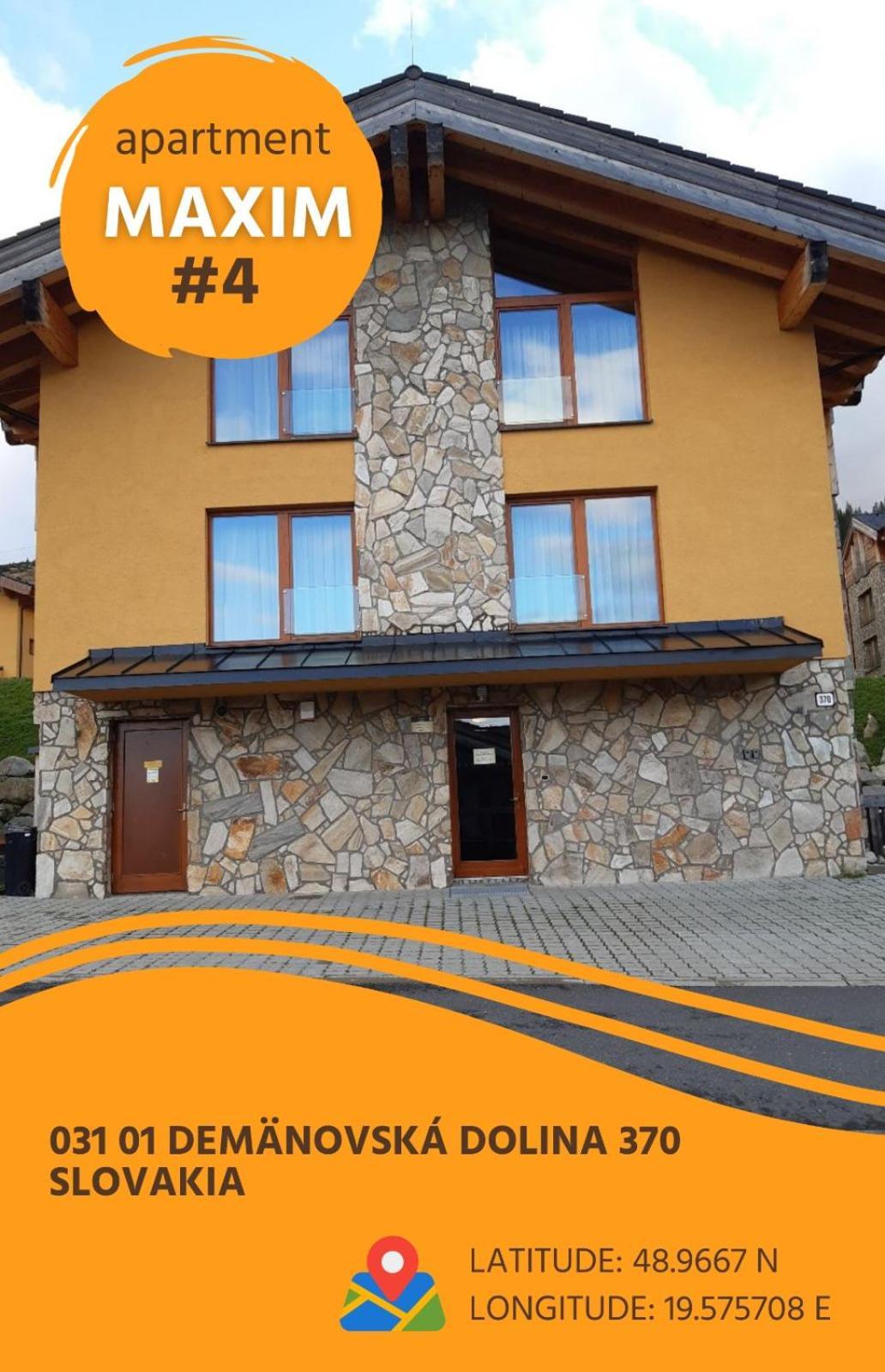 Chalet Jasna Wellness Apartment Maxim Jacuzzi & Sauna ديمانوفْشكا دولِنا المظهر الخارجي الصورة